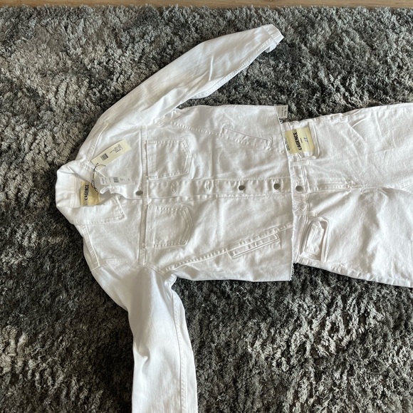 Authentic All White L’Agence Sara high rise cropped slim jeans size 29 - Picture 4 of 16